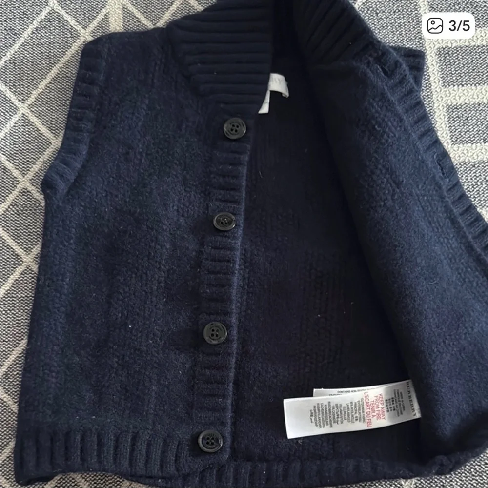 BURBERRY Vest, Striped Polo Shirt, Jeans, & GOLDEN GOOSE sneakers - Picture 7 of 16